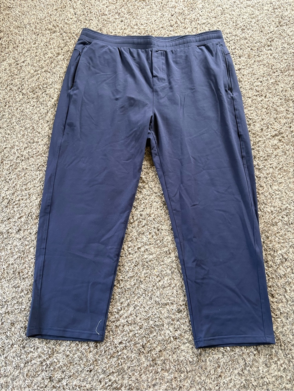 Public Rec All Day Every Day Navy Men's Casual Pants Lightweight Stretch Pockets